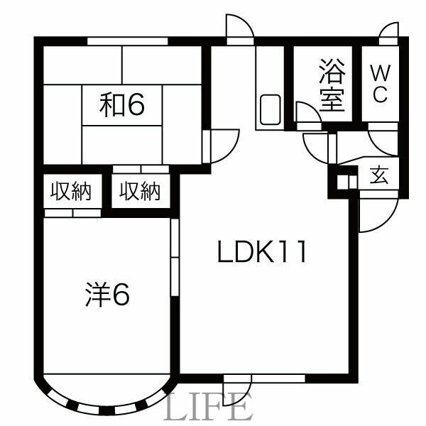 パールハイムの物件間取画像