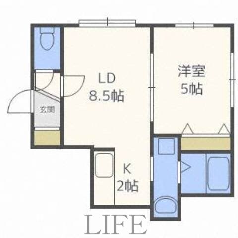 イコル栄通の物件間取画像