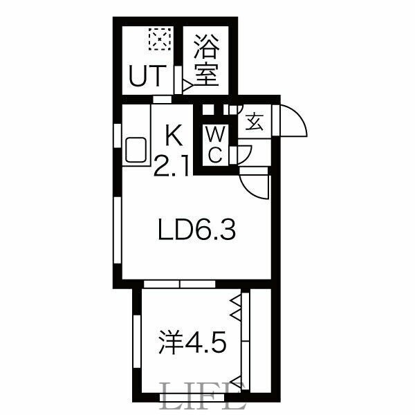 ウルス平岸の物件間取画像