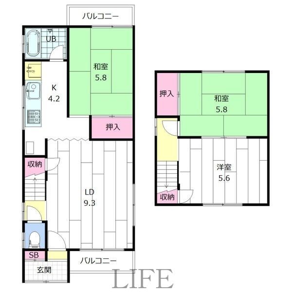 厚別中央3-5戸建の物件間取画像