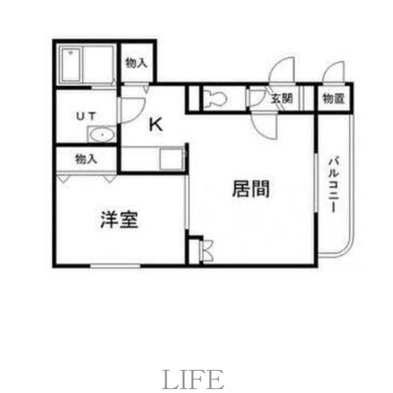 ベルナーヒルズ厚別の物件間取画像