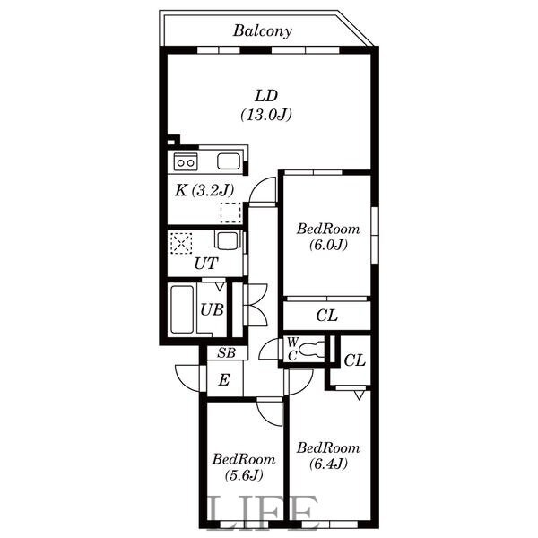 ヴィラローゼ福住の物件間取画像