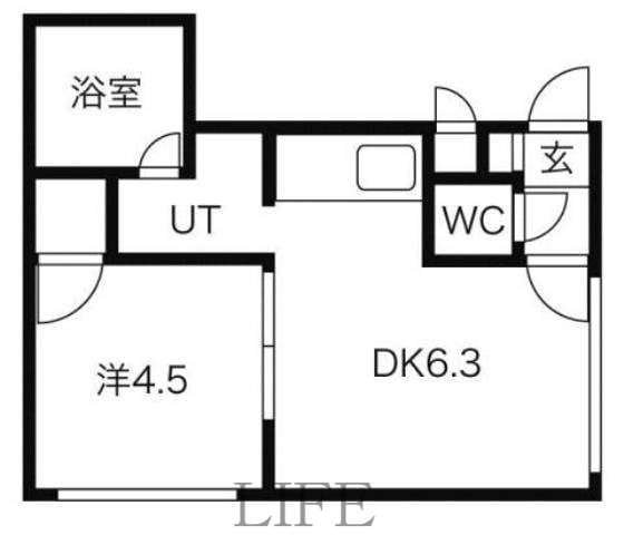 ビブレ菊水の物件間取画像