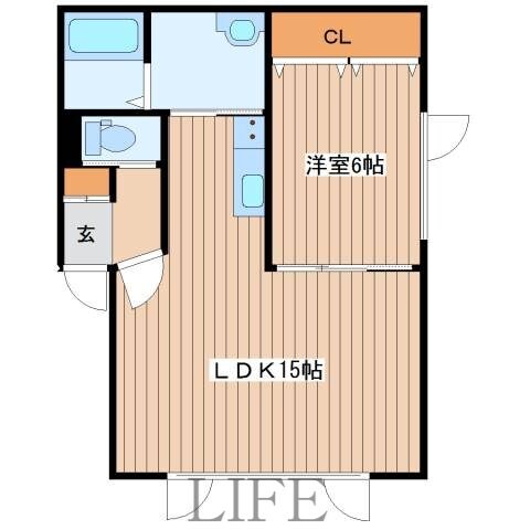 コーポ芳賀（ハガ）の物件間取画像