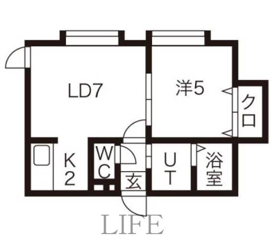 メゾンエスポワールの物件間取画像