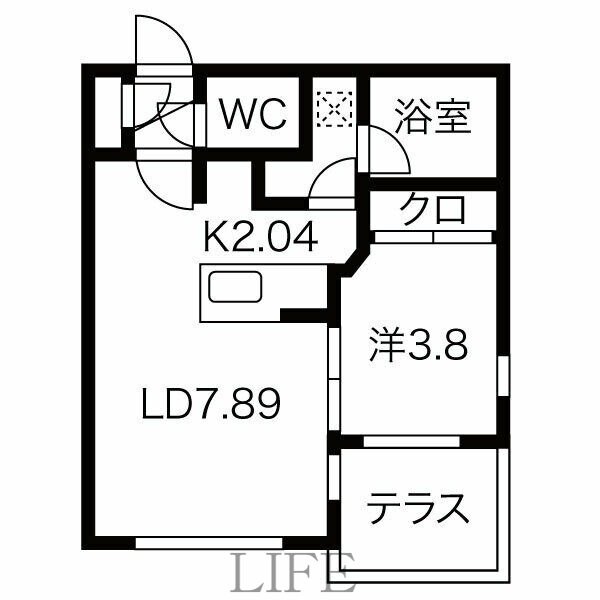 ノースピーク水車町の物件間取画像