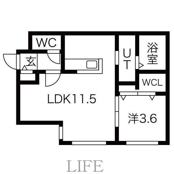 noble hill 南郷通の物件間取画像