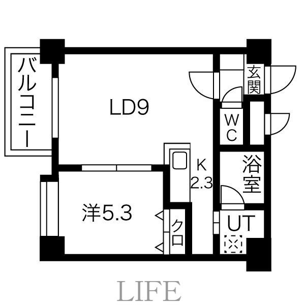 シャトレ東札幌の物件間取画像