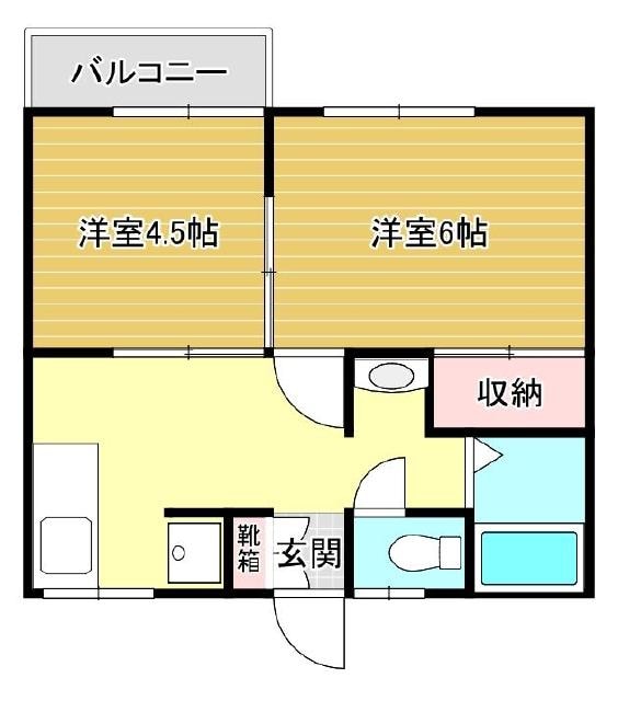 香梅庵西梶返の物件間取画像