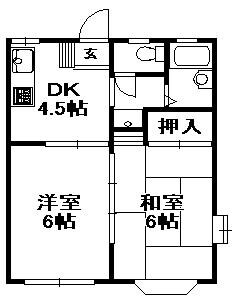 ルシエール横山の物件間取画像