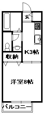 セトル聚楽の物件間取画像