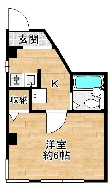 グリーンハイムC棟の物件間取画像