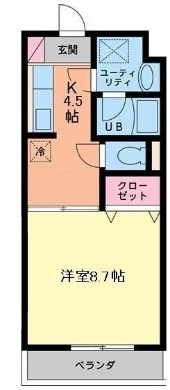 アーバンコートの物件間取画像