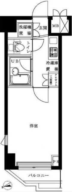 ルーブル大森八番館の物件間取画像