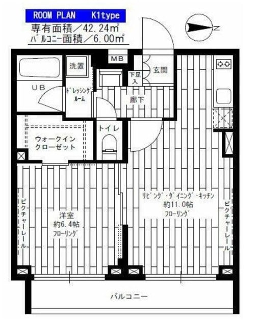 ステージファースト西大井一番館の物件間取画像