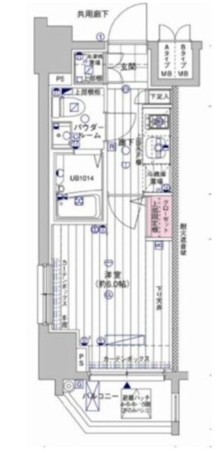 メインステージ南品川の物件間取画像