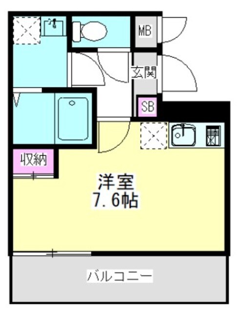 リエース　ヴァレ　戸越の物件間取画像