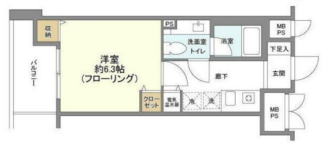 東急ドエル・グラフィオ大森の物件間取画像