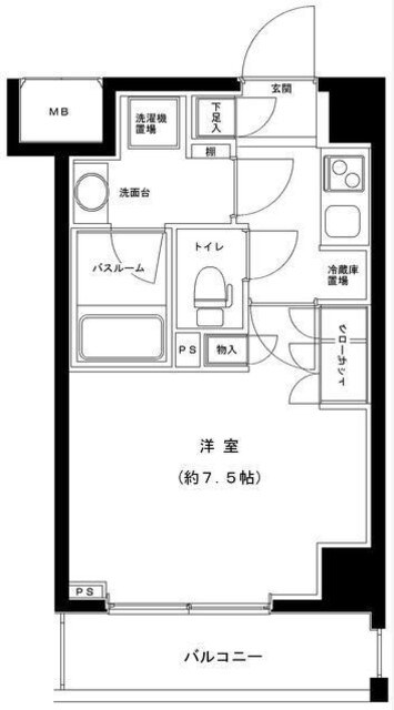 パティーナ大森の物件間取画像