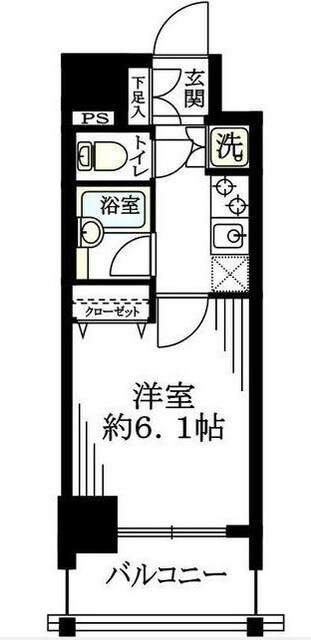 エクセルシオール羽田の物件間取画像