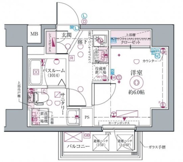 クレヴィスタ戸越公園の物件間取画像