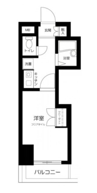 ロイヤルパレス目黒の物件間取画像