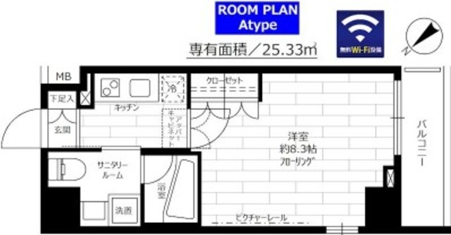 ステージグランデ蒲田アジールコートの物件間取画像