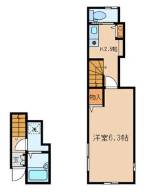 デュオ西大井の物件間取画像