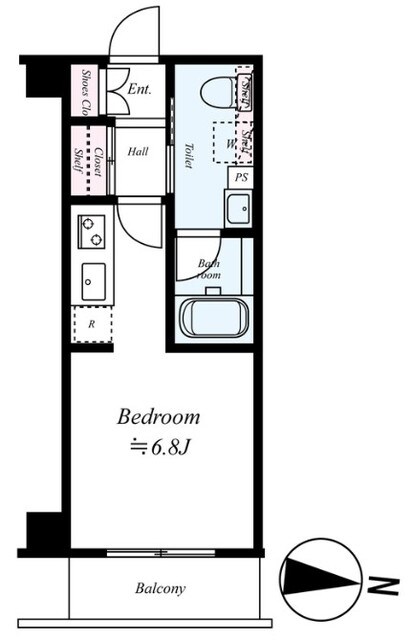 B CITY APARTMENT 品川 WESTの物件間取画像