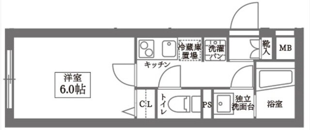 ココキューブ馬込の物件間取画像