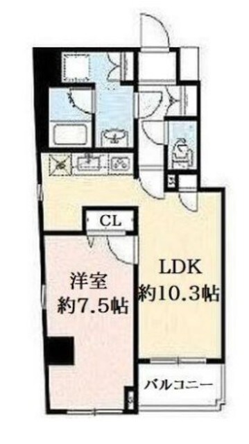 AXAS日本橋浜町の物件間取画像