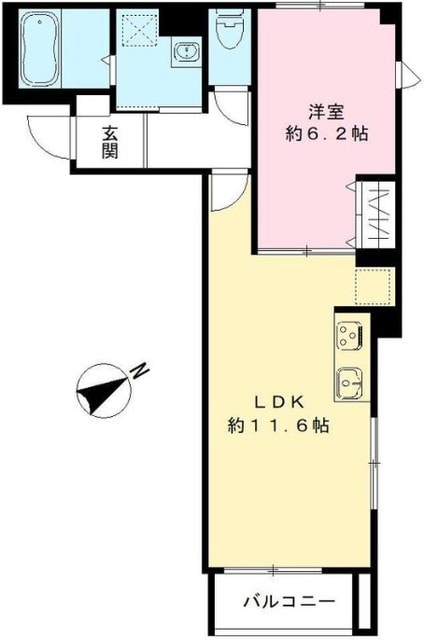 ビューノ品川の物件間取画像