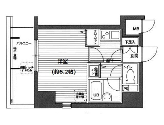 ガラ・ステージ京橋の物件間取画像