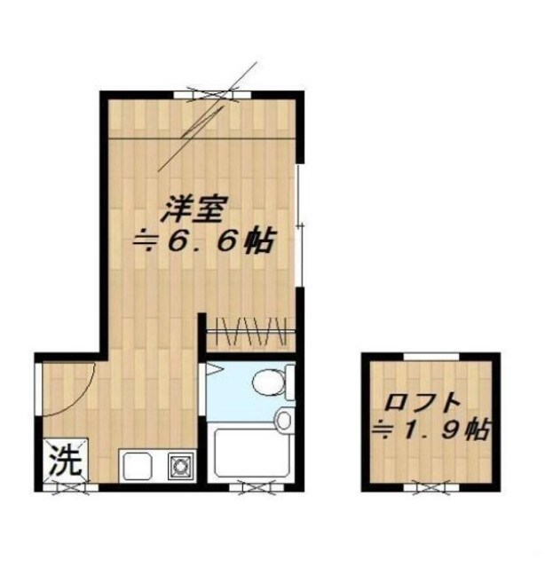 中延駅 徒歩5分 3階の物件間取画像