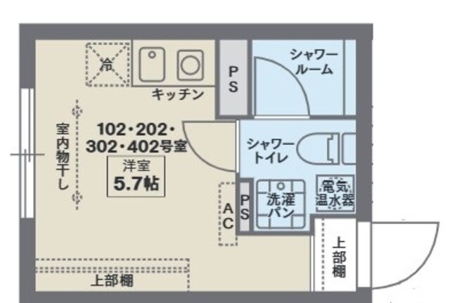 ココフラット平和島の物件間取画像