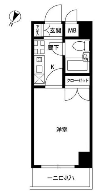 プレールミホカテリーナ武蔵小山の物件間取画像