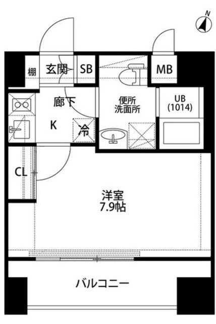 プレール・ドゥーク平和島の物件間取画像