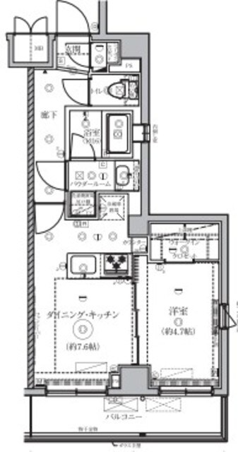 クレイシア北馬込の物件間取画像