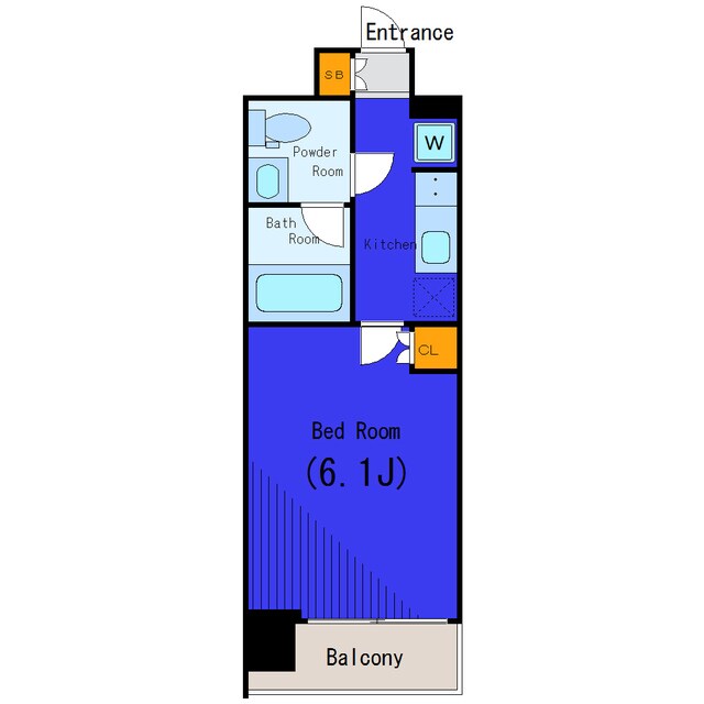 大井町駅 徒歩10分 5階の物件間取画像
