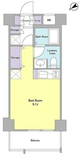 スタイリオ下丸子の物件間取画像