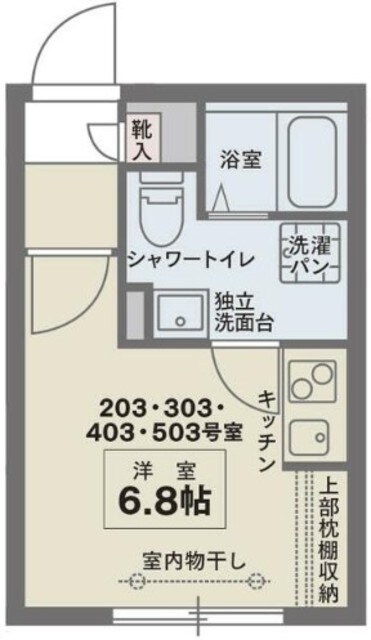 大森駅 徒歩5分 2階の物件間取画像
