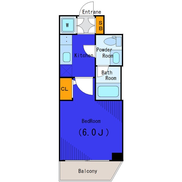 五反田駅 徒歩8分 9階の物件間取画像