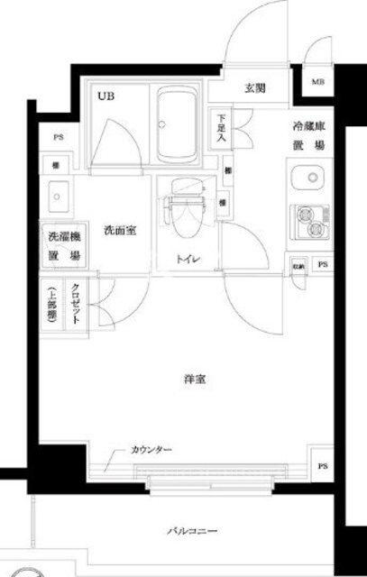 京急蒲田駅 徒歩8分 5階の物件間取画像