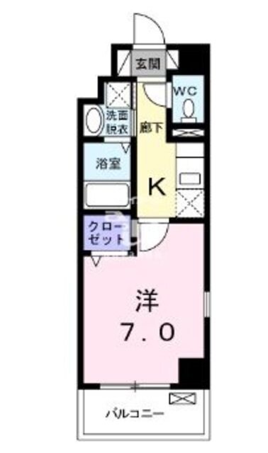 梅屋敷駅 徒歩10分 4階の物件間取画像