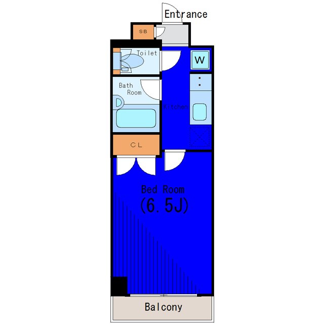 蒲田駅 徒歩6分 8階の物件間取画像