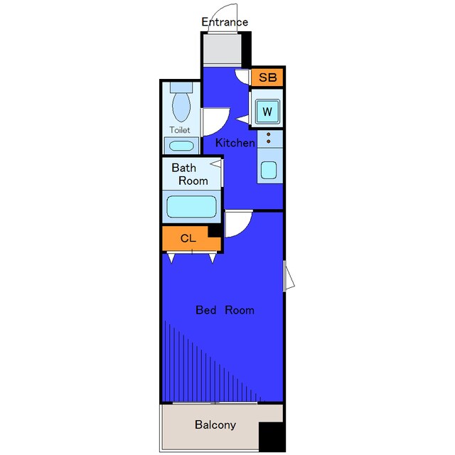 水天宮前駅 徒歩3分 6階の物件間取画像