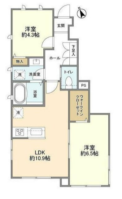 collis中目黒の物件間取画像