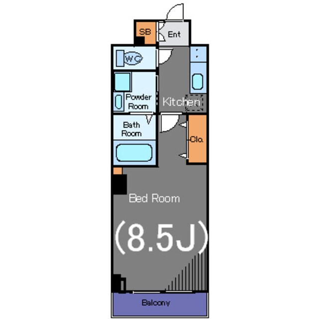 クレイシア世田谷野沢の物件間取画像