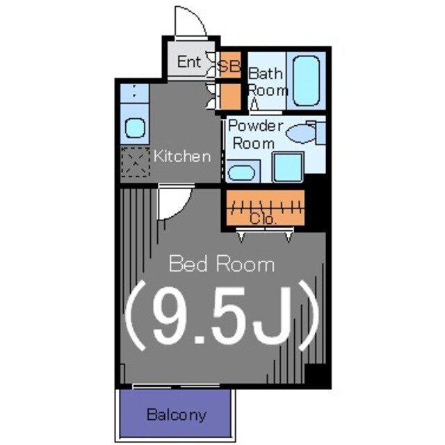 クレイシア世田谷野沢の物件間取画像