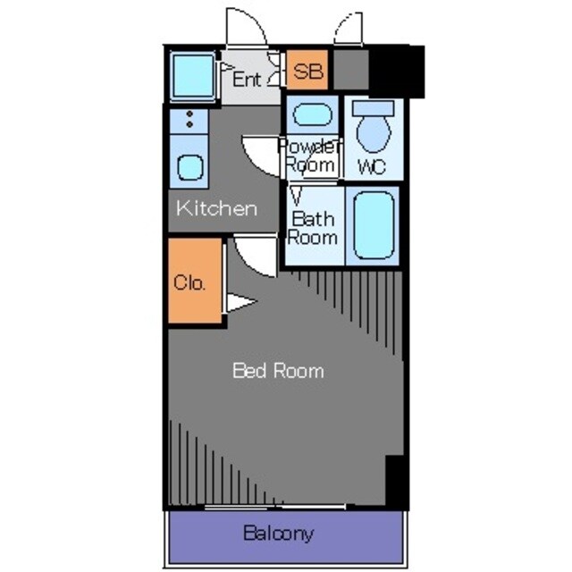 メゾン・ド・ヴィレ日本橋浜町の物件間取画像